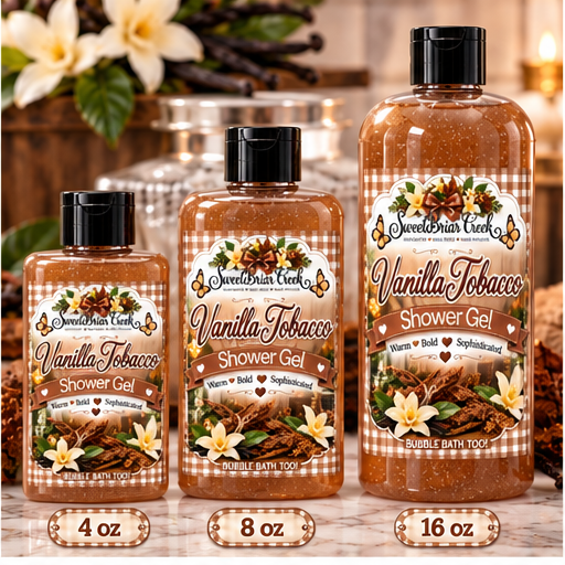 Vanilla Tobacco Shower Gel + Bubble Bath