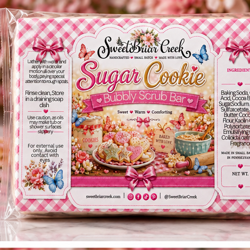 Sugar Cookie Bubbly Scrub Body Bars