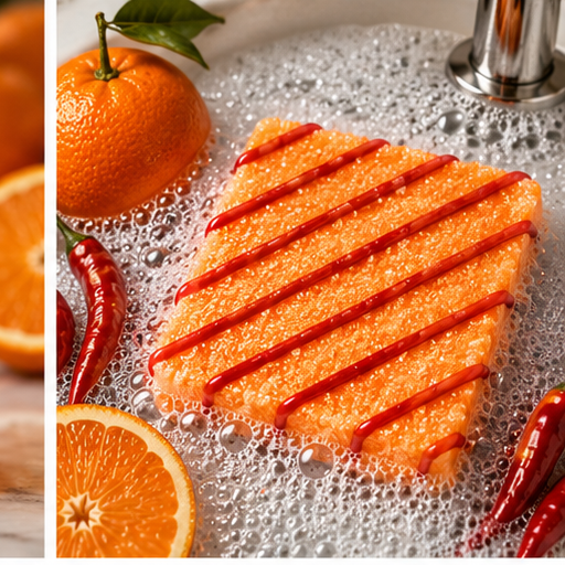 Sweet Orange Chili Bubbly Scrub Body Bars