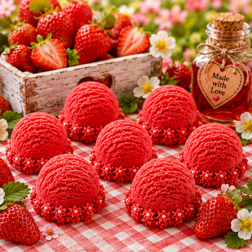 Sweet Strawberry Bubble Scoop