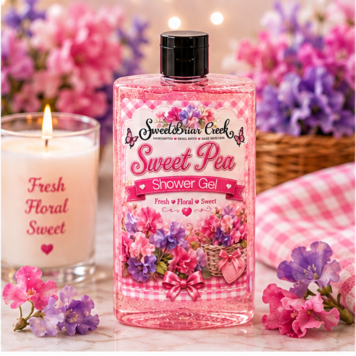 Sweet Pea Shower Gel + Bubble Bath