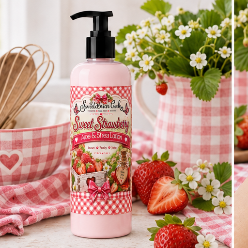 Sweet Strawberry Shea & Aloe Body Lotion