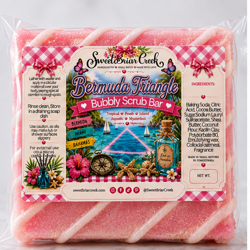 Bermuda Triangle Bubbly Scrub Body Bars