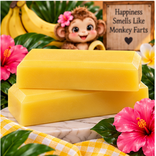 Monkey Farts Coconut Milk Glycerin Soap