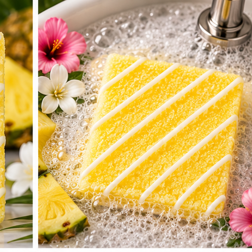 Pineapple Jasmine Bubbly Scrub Body Bars