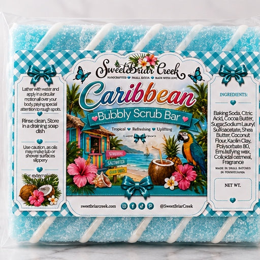 Caribbean Bubbly Scrub Body Bars