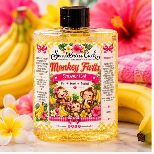 Monkey Farts Shower Gel + Bubble Bath