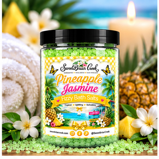 Pineapple Jasmine Fizzy Bath Salt Soak