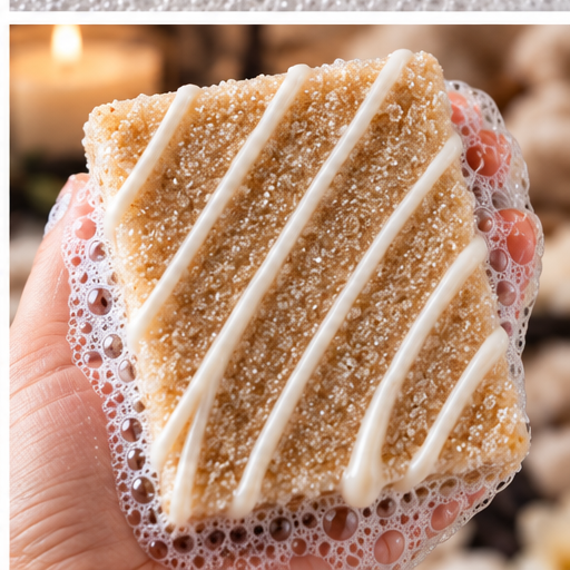Vanilla Cashmere Bubbly Scrub Body Bars
