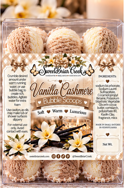 Vanilla Cashnere  Bubble Scoop