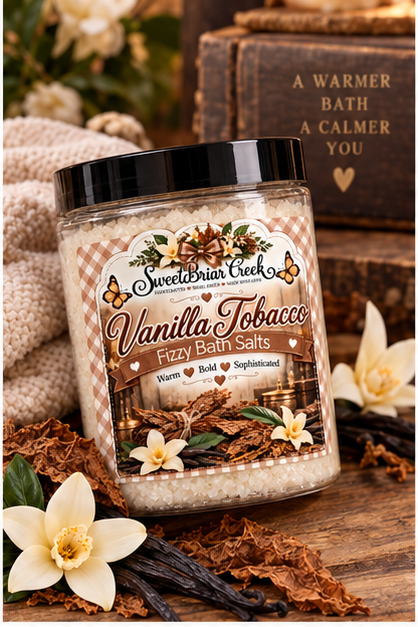 Vanilla Tobacco Fizzy Bath Salt