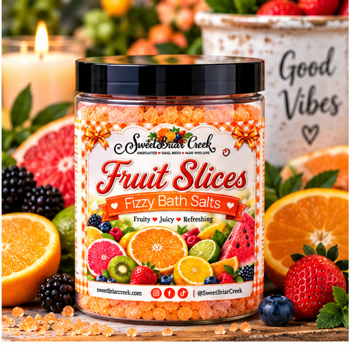 Fruits Slices  Fizzy Bath Salt