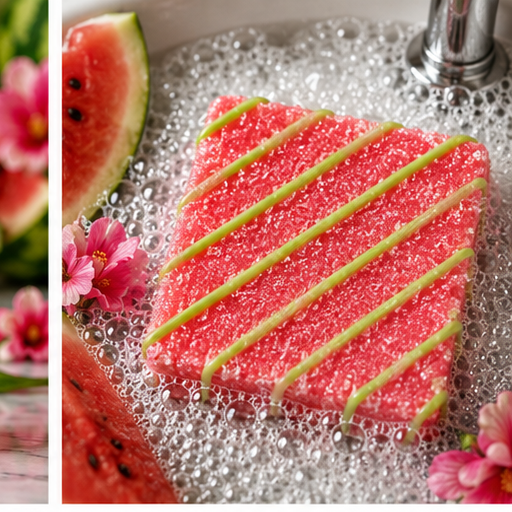 Watermelon Splash Bubbly Scrub Body Bars