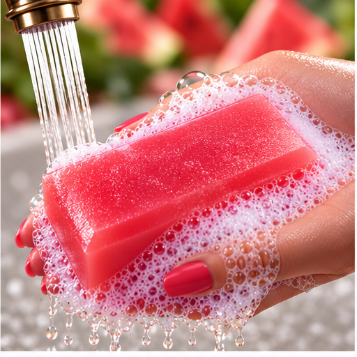 Watermelon Splash Coconut Milk Glycerin Soap