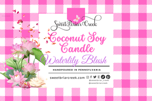 Waterlily Blush Coconut Soy Candle
