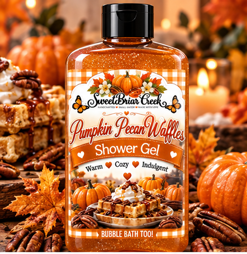 Pumpkin Pecan Waffles Shower Gel + Bubble Bath