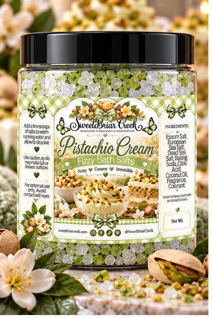 Pistachio Cream Fizzy Bath Salt