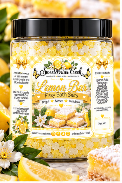 Lemon Bar Fizzy Bath Salt Soak