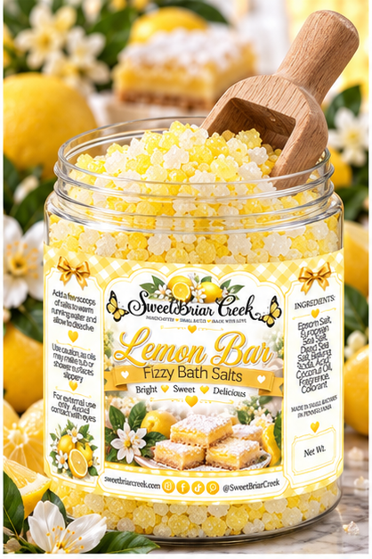 Lemon Bar Fizzy Bath Salt Soak