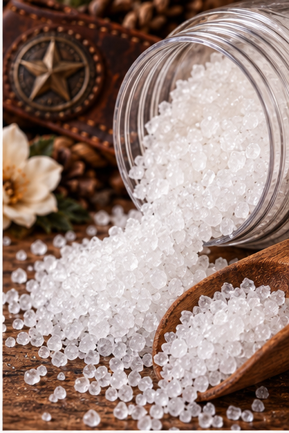 Leather Fizzy Bath Salt Soak