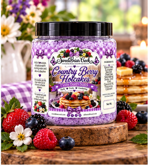 Country Berry Hotcakes Fizzy Bath Salt Soak