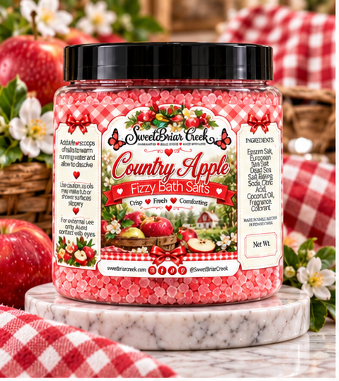 Country Apple Fizzy Bath Salt Soak