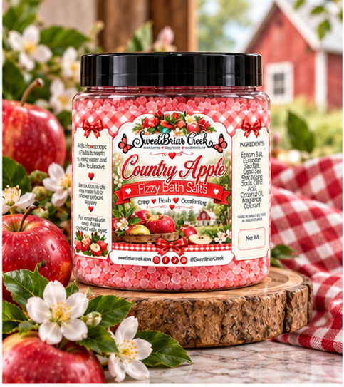 Country Apple Fizzy Bath Salt Soak