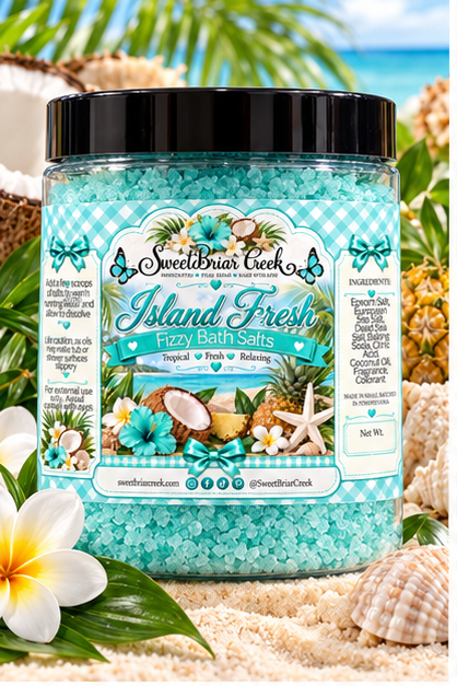 Island Fresh Fizzy Bath Salt Soak