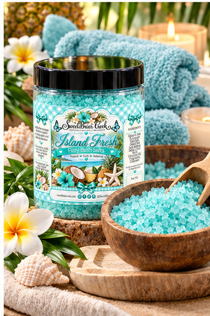 Island Fresh Fizzy Bath Salt Soak